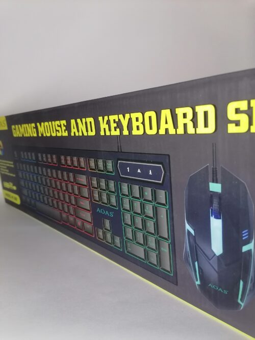 COMBO TECLADO GAMING AOAS RGB M-300