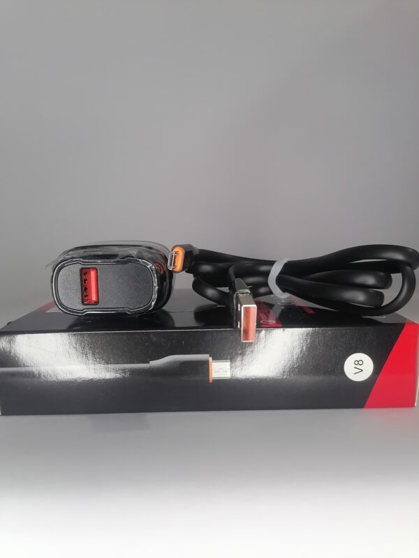 CARGADOR CARGA RAPIDA JUQU DE 18W TIPO V8