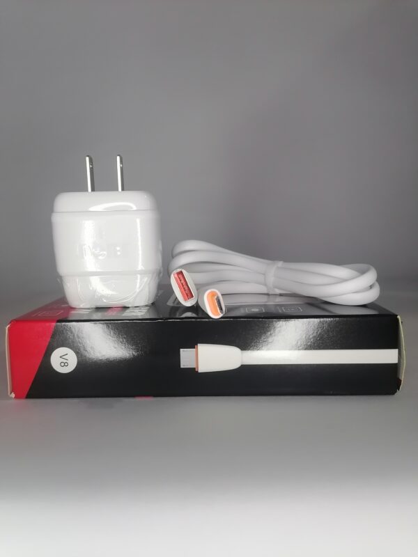 CARGADOR CARGA RAPIDA JUQU DE 18W TIPO V8