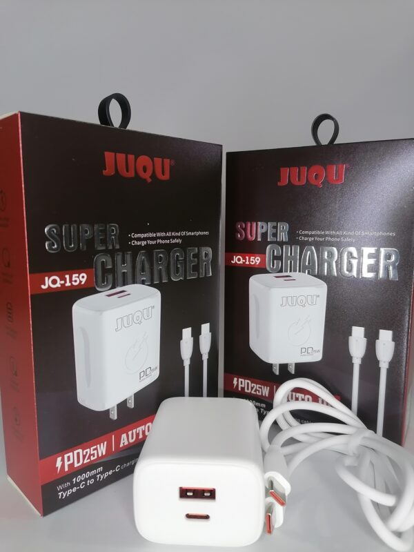 CARGADOR SUPER CARGA 25W JQ-156 TIPO C A TIPO C