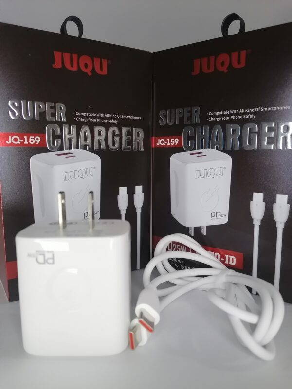 CARGADOR SUPER CARGA 25W JQ-156 TIPO C A TIPO C