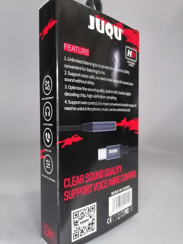 ADAPTADOR TIPO C A TIPO JACK AUDIO HEMBRA 3.5