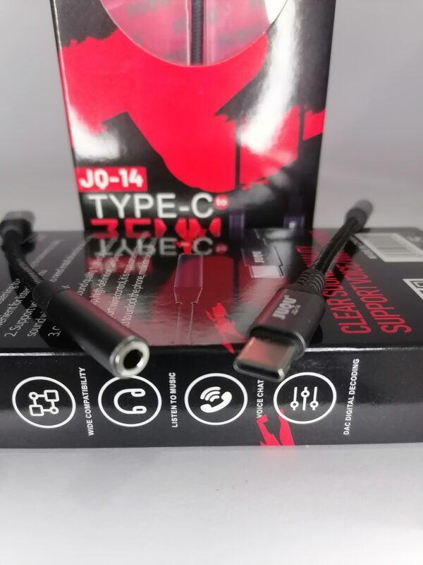 ADAPTADOR TIPO C A TIPO JACK AUDIO HEMBRA 3.5