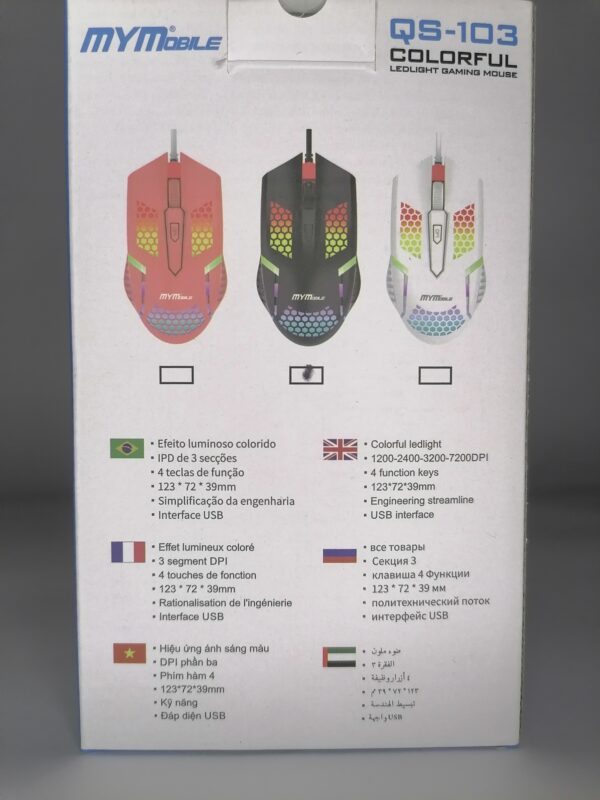 MAUSE RGB QS-103 MYMOBILE